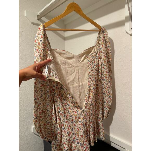 NWOT REFORMATION Cammi Mini Dress in Ronan Size 2 - Picture 10 of 12